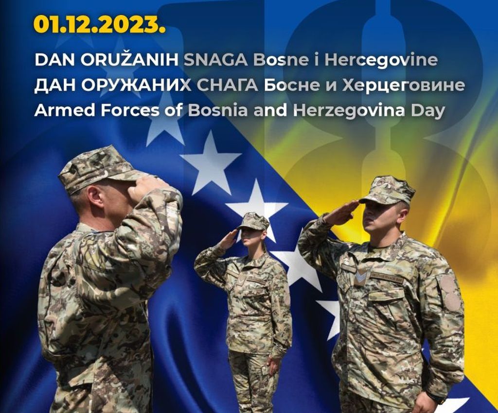 Obilježen 1. decembar – Dan Oružanih snaga Bosne i Hercegovine